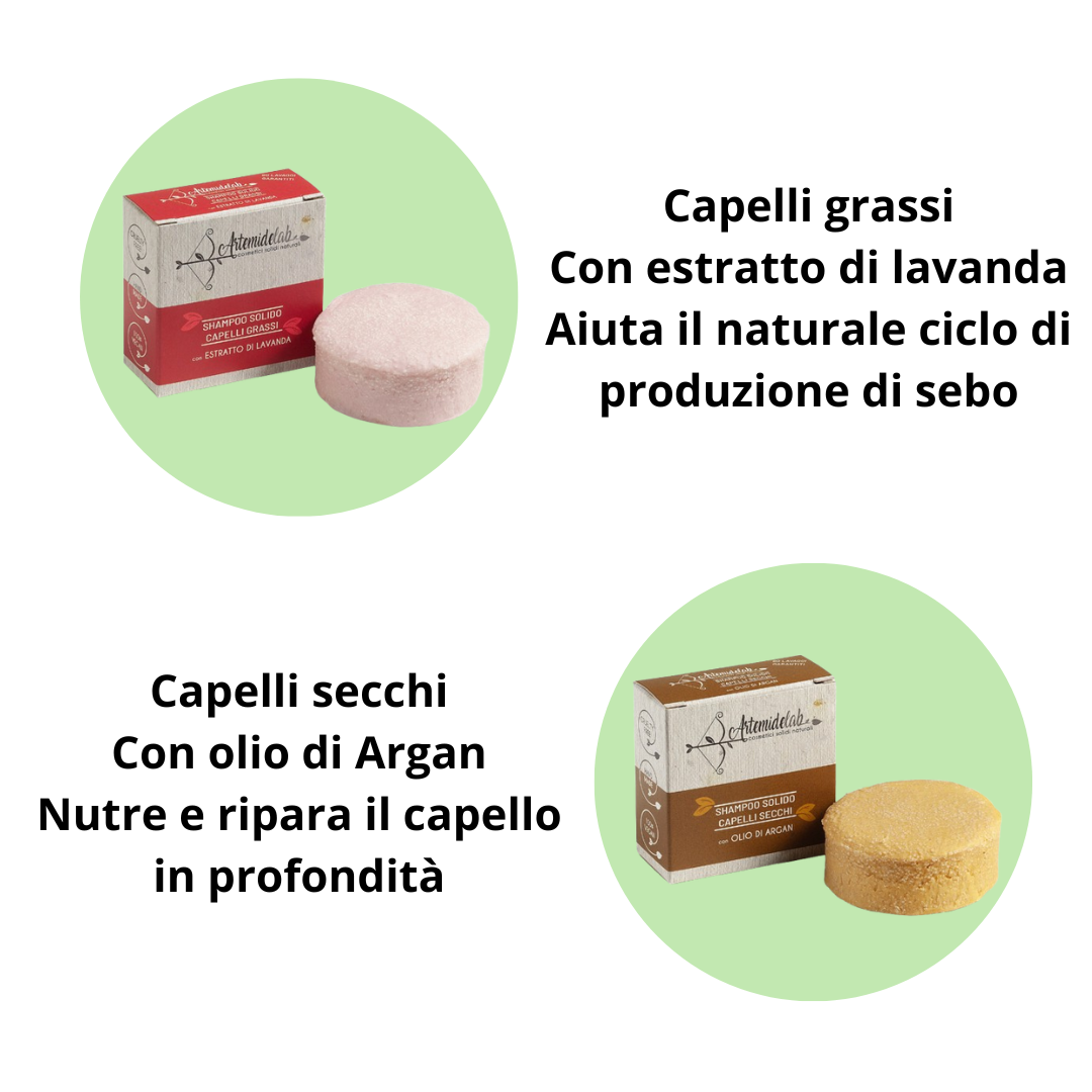 Shampoo solido doccia