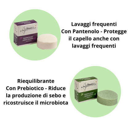 Shampoo solido doccia