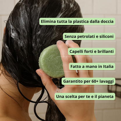 Shampoo solido doccia