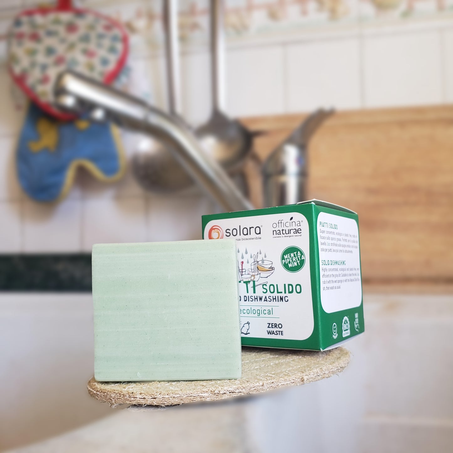 Sapone lava piatti solido